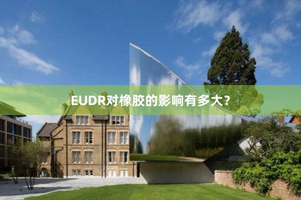 EUDR对橡胶的影响有多大？