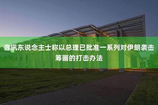 音讯东说念主士称以总理已批准一系列对伊朗袭击筹画的打击办法